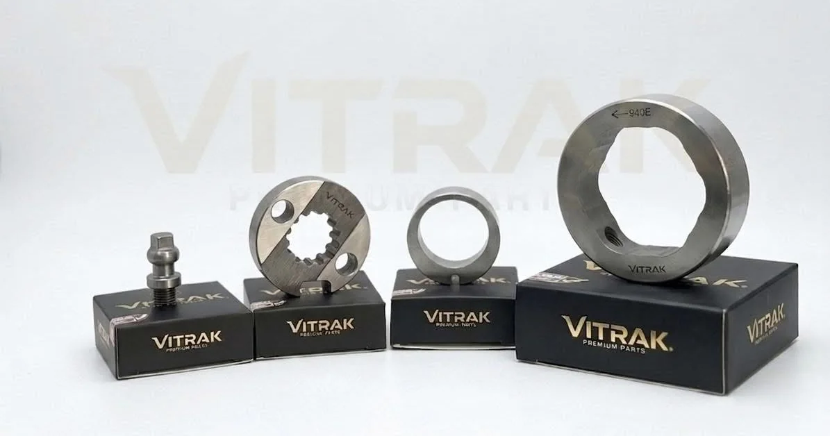 Vitrak cam ring, drive plate and pump parts with their boxes